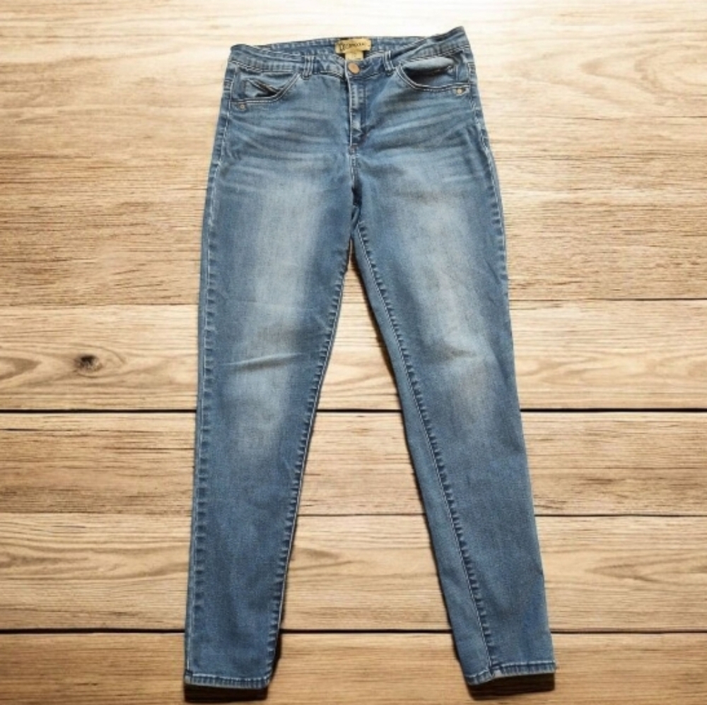 Democracy Jeggings Skinny Stretch Blue Wash Size 12